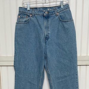 LEVI 550s/Blue jeans/Relaxed fit and Tapered leg/Size 12
